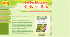 Desktop Screenshot of gui-fee-massage.de